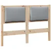 Image de vidaXL Tête de lit Autre Marron 120 cm Bois Massif en pin, Décor de Chambre, tête de lit en Bois Minimaliste, Design en pin Massif, Meuble Moderne Pratique, Style Contemporain