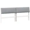 Image de vidaXL Tête de lit capitonnée Gris Clair 180 cm Pin Massif, Têtière Moderne rectangulaire, Design en Mousse, pour Une Chambre élégante et stylée, Confort assuré