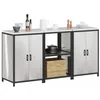 Image de vidaXL Ensemble de Rangement Cuisine 3 pcs Argenté Acier Inoxydable, Meuble de Rangement Moderne, étagère en Acier, Style Industriel pour Votre Cuisine, Organisation intérieure