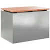 Image de vidaXL Banc de Jardin Argent 60 x 40 x 43 cm Acier galvanisé, Jardin et Terrasse, Siège d'extérieur Moderne, Banc Durable, Meubles de Patio Chics pour la détente et Les rassemblements