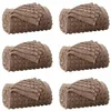Image de vidaXL Couvertures à Jeter 6 pcs Camel 270 x 240 cm Toison, Couverture légère et Portable, Douce en Polaire, déco Cozy pour intérieur, Accessoire Pratique pour Le Salon