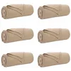 Image de vidaXL Couvertures à Jeter 6 pcs Camel 270 x 240 cm Toison, Couverture Douillette, Fleece Léger et Résistant, Décor Plush Intérieur, Chaleur pour Canapé, Parfait pour Se Câliner