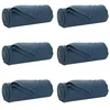 Image de vidaXL Couvertures à Jeter 6 pcs Bleu Marine 170 x 130 cm Toison, Couverture Douillette, Fleece Léger et Résistant, Décor Plush Intérieur, Chaleur pour Canapé, Parfait pour Se Câliner