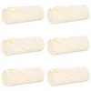 Image de vidaXL Couvertures à Jeter 6 pcs Crème 270 x 240 cm Toison, Couverture de Luxe pour canapé, en Fleece léger, décorative et Confortable, Chaleur pour Chambre, déco intérieure