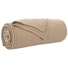 Image de vidaXL Couvertures à Jeter 24 pcs Camel 170 x 130 cm Toison, Couverture Douillette, Fleece Léger et Résistant, Décor Plush Intérieur, Chaleur pour Canapé, Parfait pour Se Câliner