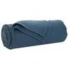 Image de vidaXL Couvertures à Jeter 24 pcs Bleu Marine 240 x 220 cm Toison, Couverture Douillette, Fleece Léger et Résistant, Décor Plush Intérieur, Chaleur pour Canapé, Parfait pour Se Câliner