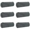 Image de vidaXL Couvertures à Jeter 6 pcs Gris foncé 280 x 210 cm Toison, Couverture légère et Durable, en Polaire Douce, idéale pour Le Salon, déco intérieure, Accessoire cocooning