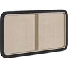 Image de vidaXL Tête de lit avec tête de lit Noir 100 x 55 x 3 cm Rotin, Chambre Moderne, tête de lit rectangulaire, pin Durable, Accent en rotin, Style Minimaliste, Accessoire de lit
