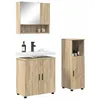 Image de vidaXL Ensemble de mobilier de Salle de Bain 3 pcs Chêne Sonoma,