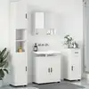 Image de vidaXL Ensemble de mobilier de salle de bain avec tiroir 4 pcs Blanc
