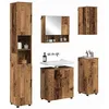Image de vidaXL Ensemble de mobilier de Salle de Bain 5 pc Bois Ancien, Solution de Rangement stylée pour Salle de Bains, Meubles Modernes, Kits muraux, Bois d'ingénierie, unité Chic