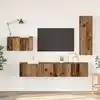 Image de vidaXL Ensemble meuble TV 4 pcs Bois Ancien Bois d'ingénierie