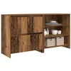 Image de vidaXL Buffet 2 pcs Bois Ancien 70 x 41 x 75 cm Bois d'ingénierie, Rangement Salon, Grand Meuble, Buffet rectangulaire, Bois reconstitué pour Un intérieur Moderne