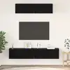Image de vidaXL Ensemble meuble TV 4 pcs Chêne noir Bois d'ingénierie