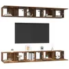 Image de vidaXL Ensemble Meuble TV 6 pcs Bois Ancien Bois d'ingénierie, Salon, Ensemble de Rangement Mural Moderne, Meuble TV rectangulaire, unité en Bois stylée, Solutions compactes