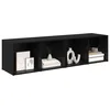 Image de vidaXL Ensemble Meuble TV 2 pc Chêne Noir Bois d'ingénierie