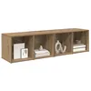 Image de vidaXL Ensemble Meuble TV 2 pcs Chêne Artisanal 37 x 35 x 72 cm, Meuble TV Mural rectangulaire, déco Bois Rustique, Rangement Gain de Place, Salon Moderne