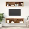 Image de vidaXL Ensemble meuble TV 2 pcs Bois Ancien 37 x 37 x 142,5 cm