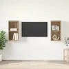 Image de vidaXL Ensemble meuble TV 2 pcs Chêne artisanal 37 x 37 x 72 cm