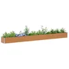 Image de vidaXL Jardinière surélevée Marron Clair 485 x 50 x 36 cm
