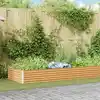 Image de vidaXL Jardinière surélevée 582 x 100 x 36 cm Acier galvanisé