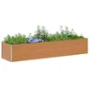 Image de vidaXL Jardinière surélevée Marron Clair 390 x 100 x 68 cm
