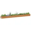 Image de vidaXL Jardinière surélevée Marron Clair 582 x 50 x 36 cm