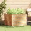 Image de vidaXL Jardinière surélevée 98 x 100 x 68 cm Acier galvanisé