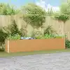 Image de vidaXL Jardinière surélevée 390 x 50 x 68 cm Acier galvanisé