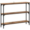 Image de vidaXL Table Console Bois Ancien 100 x 22,5 x 75 cm Bois d'ingénierie