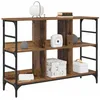 Image de vidaXL Buffet Bois Ancien 102 x 32 x 73,5 cm, Armoire Tendance, Design rectangulaire, Solution de Rangement spacieuse, Meuble Fonctionnel pour la Maison