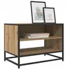 Image de vidaXL Unites TV Chêne Artisanal 61 x 40 x 46 cm Bois d'ingénierie, Meuble Mural Moderne pour Salon, Rangement rectangulaire, Support TV Compact, Console multimédia Pratique