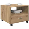 Image de vidaXL Table Basse Chêne Artisanal 55 x 55 x 45cm Bois d'ingénierie, Table Basse Moderne, élégante et Durable, Un Meuble Compact pour Votre Salon stylé