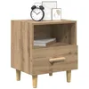 Image de vidaXL Cabinet de Chevet 2 pcs Chêne Artisanal 40 x 35 x 47 cm, Rangement Rustique pour Chambre, Table de Nuit Compacte, Meuble Pratique pour Espaces Réduits