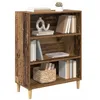 Image de vidaXL Buffet Bois Ancien 69,5 x 32,5 x 90 cm Bois d'ingénierie, Buffet Tendance, Design rectangulaire Moderne, Grande capacité, Cabinet Pratique pour la Salle à Manger