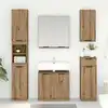 Image de vidaXL Cabinet de salle de bain Chêne artisanal 64,5 x 33,5 x 59 cm