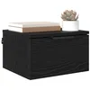 Image de vidaXL Cabinet de Chevet Chêne Noir 34 x 30 x 20 cm Bois d'ingénierie, Table de Nuit compacte, Meuble Moderne, Rangement rectangulaire, Organisateur de Chevet, Gain de Place