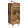Image de vidaXL Buffet Bois Ancien 34,5 x 34 x 90 cm Bois d'ingénierie, Buffet rectangulaire Moderne, Meuble Tendance pour Salon, Rangement spacieux, Bois reconstitué, Parfait pour s'organiser