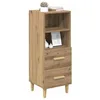 Image de vidaXL Buffet chêne Artisanal 34 x 34,5 x 90 cm Bois d'ingénierie, Salon Moderne, Buffet Chic, Rangement Pratique, unité rectangulaire, Meuble élégant, pièce Dining stylée