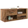 Image de vidaXL Meuble TV Bois Ancien 100 x 35 x 40 cm Bois d'ingénierie, Meuble télé Rustique pour Salon, en Bois reconstitué, tiroirs, Rangement Pratique, unité en Bois, Divertissement à la Maison