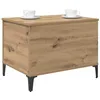 Image de vidaXL Table Basse Chêne Artisanal 60 x 44,5 x 45 cm Bois d'ingénierie, Table Basse élégante, Meuble Moderne pour Salon, déco Minimaliste, pièce en Bois Pratique pour la Maison