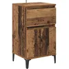 Image de vidaXL Cabinet de Chevet Bois Ancien 40 x 35 x 70 cm Bois d'ingénierie, Armoire de Chevet stylée, Table de Nuit Rustique, Rangement Pratique, contemporaine, pour Votre Chambre