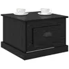 Image de vidaXL Table Basse Chêne Noir 50 x 50 x 35 cm Bois d'ingénierie, Table Basse Moderne pour Salon, déco stylée, Meuble Pratique pour Vos Moments Entre Amis ou en Solo