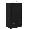 Image de vidaXL Haut Armoire Chêne Noir 60 x 35,5 x 103,5 cm Bois d'ingénierie, Buffet de Salon, Armoire rectangulaire, tiroirs Solides, Meuble Moderne, Bois Composite avec Portes