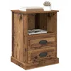 Image de vidaXL Cabinet de Chevet 2 pc Bois Ancien 36 x 43 x 60 cm