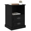 Image de vidaXL Cabinet de Chevet Chêne Noir 36 x 43 x 60 cm Bois d'ingénierie