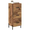 Image de vidaXL Buffet Bois Ancien 34 x 34,5 x 90 cm Bois d'ingénierie