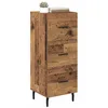 Image de vidaXL Buffet Bois Ancien 34 x 34,5 x 90 cm Bois d'ingénierie, Buffet Moderne, unité de Rangement rectangulaire, Armoire en Bois, Meuble élégant pour l'organisation de Votre Salon