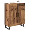Image de vidaXL Buffet Bois Ancien 69,5 x 34 x 90 cm Bois d'ingénierie et Fer