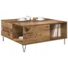 Image de vidaXL Table Basse Bois Ancien 80 x 80 x 36,5 cm Bois d'ingénierie